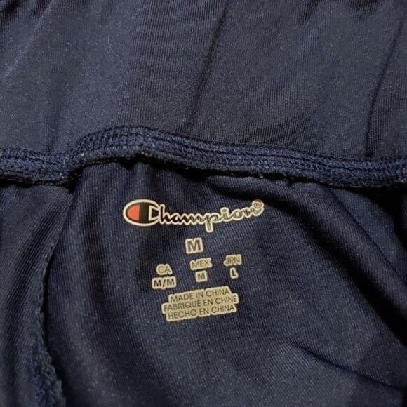 Champion Notre Dame University silver diamond print capri leggings womans size M - Picture 5 of 6